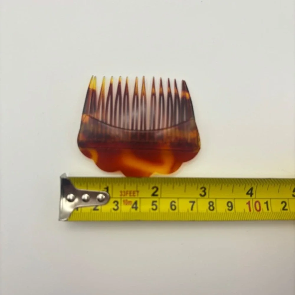 Tortoiseshell Pattern Side Hair‎ Combs Standard Petite Ornamental Hair Accessory